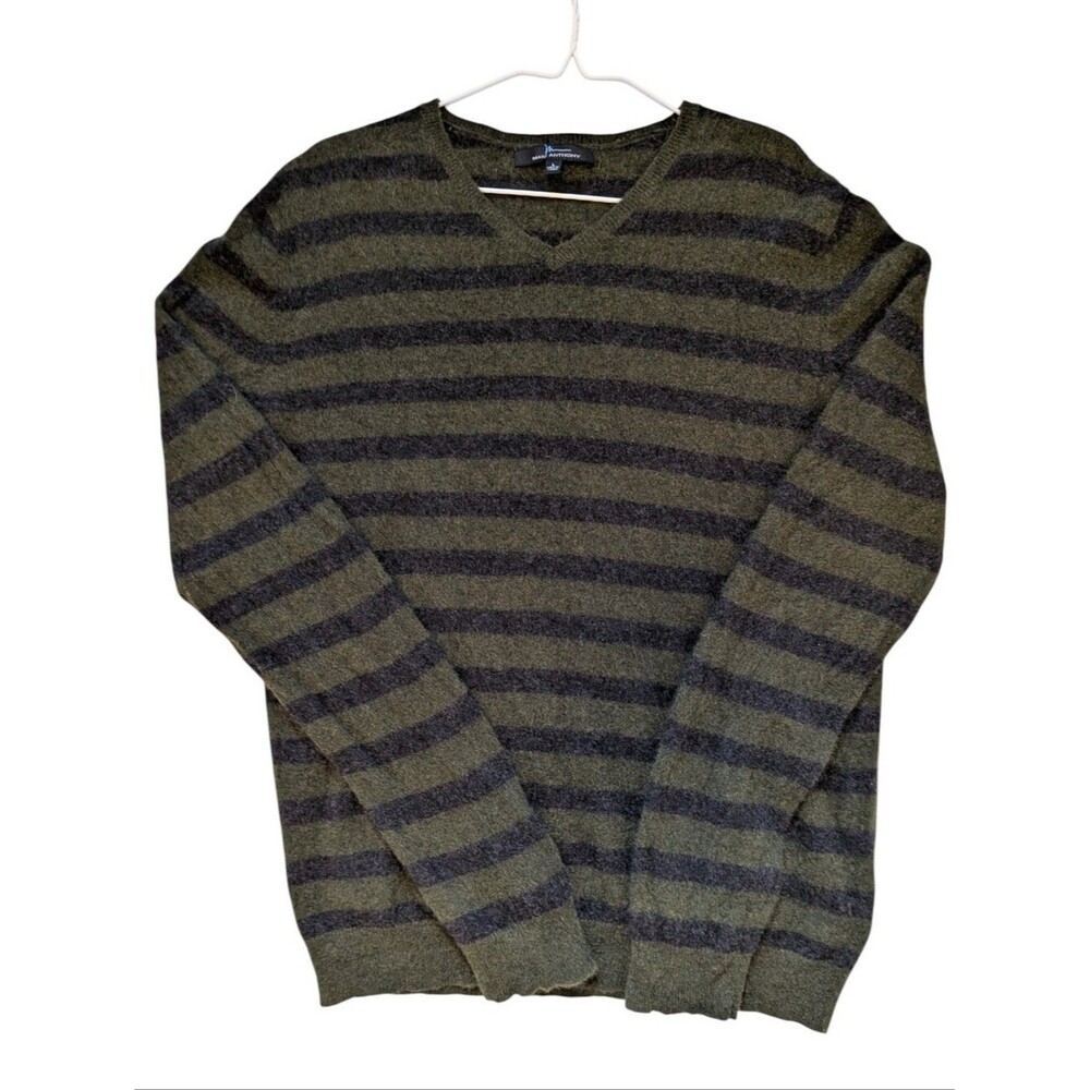 100% Cashmere Marc Anthony Striped Sweater